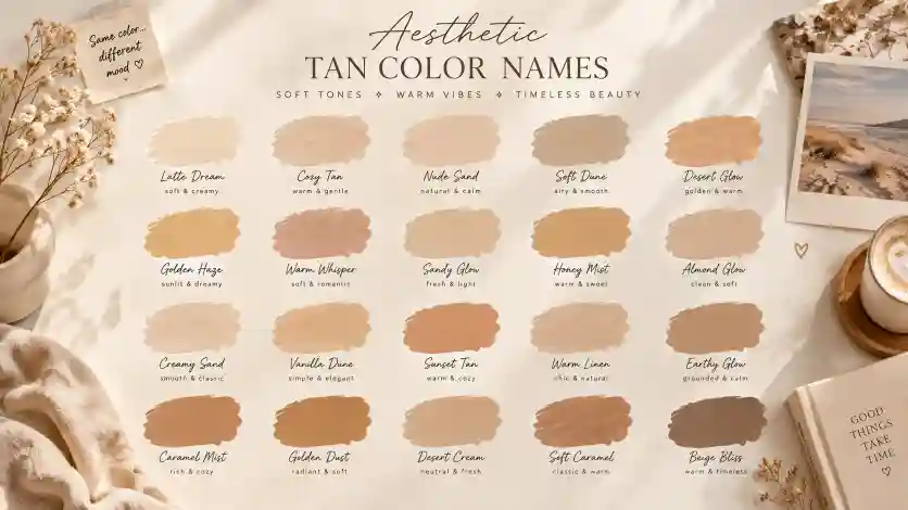 Aesthetic Tan Color Names