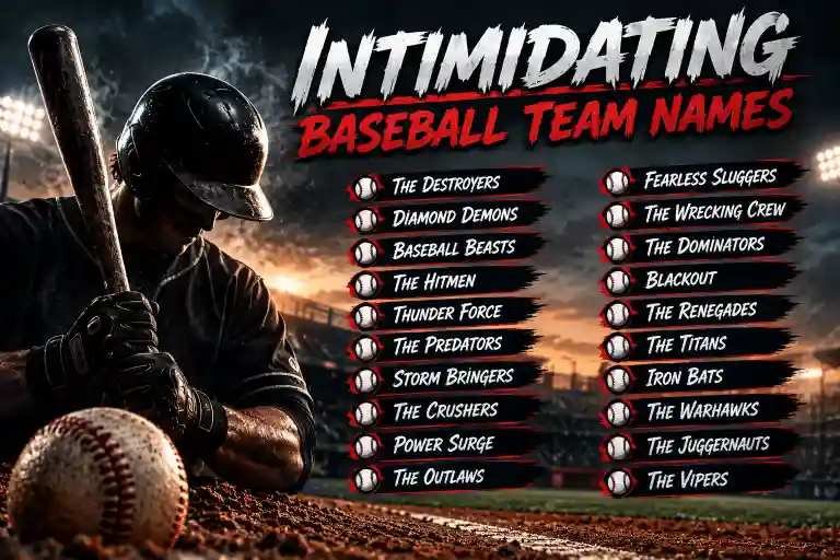 Intimidating Baseball Team Names