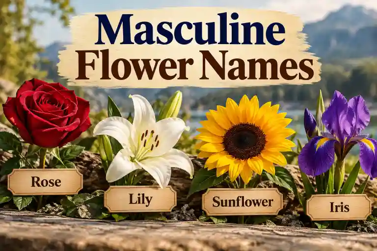 masculine flower names