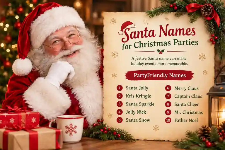 Santa Names for Christmas Parties