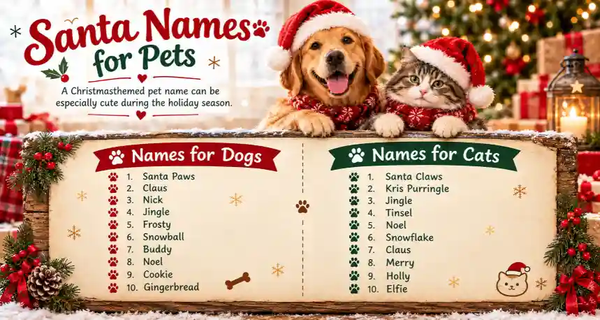 Santa Names for Pets