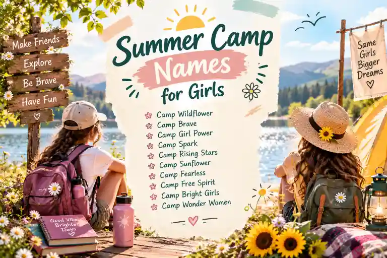 Summer Camp Names for Girls
