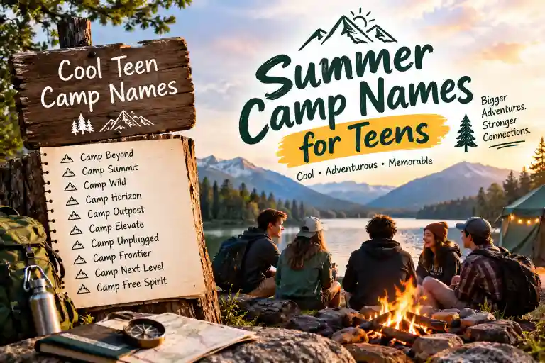 Summer Camp Names for Teens