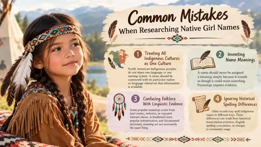Common Mistakes When Researching Native Girl Names